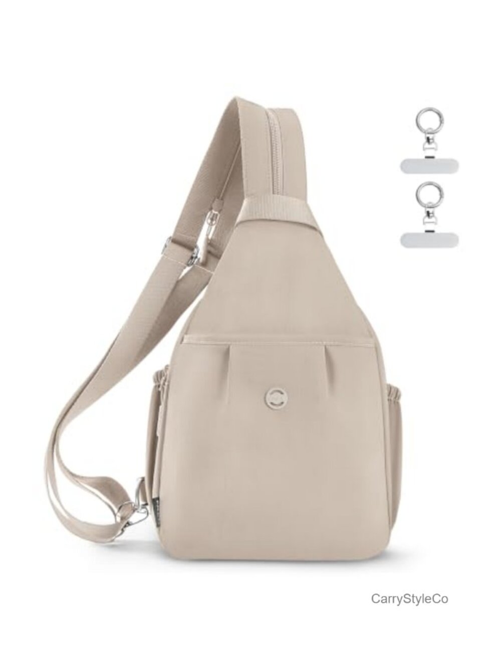 Anti-Theft Convertible Sling Backpack Crossbody Nylon Daypack 20L